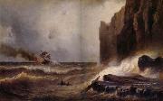 Francia Alexandre Scene de naufrage oil painting reproduction
